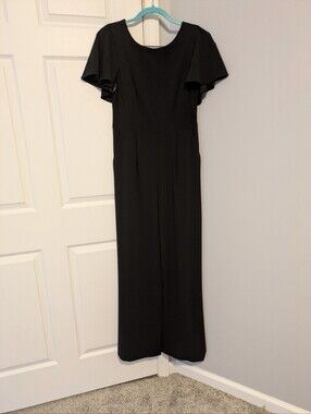 Calvin Klein Black Wide Leg Jumpsuit Size 6